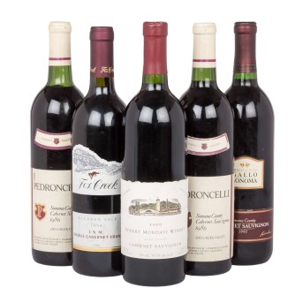 Gemischtes Los - Kalifornische und australische Rotweine 12 Flaschen,