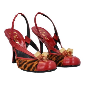 DIOR BY JOHN GALLIANO Pumps "THE GAMBLER", Gr. 39.