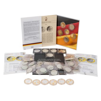 BRD/SILVER - Silver commemorative coins and silver medals, in total over 600g fine silver