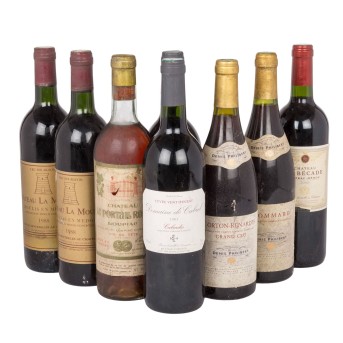 Mixed lot - French wines 8 bottles