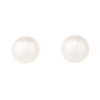 Stud earrings with fine Australian South Sea pearls