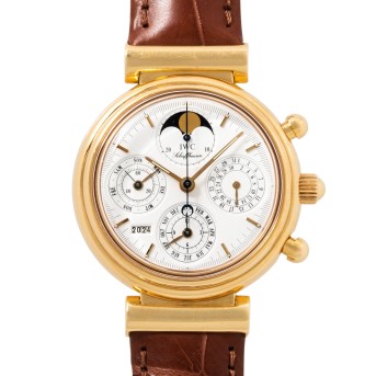 IWC DaVinci Perpetual Calendar Moon Phase Ref 3750 Men's Chronograph. 