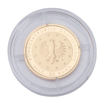 BRD/GOLD - 50 Euro Lutherrose 2017/D,