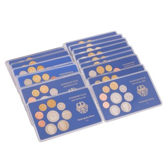 BRD - Kursmünzensätze 1985-1989. 20 Stück.
