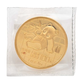 China/GOLD - 1x 100 Yuan China Panda 1989,