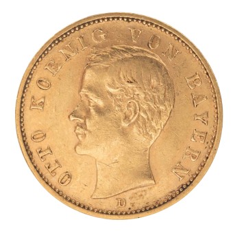 Deutsches Reich/GOLD - Bayern, Otto 20 Mark 1906/D