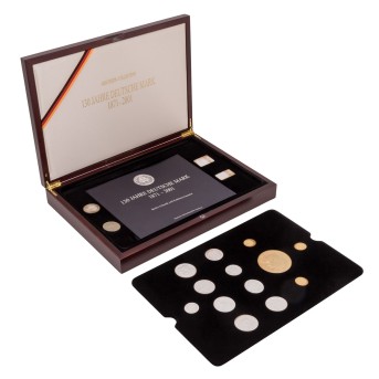 SILVER/Set - '130 years German Mark' 2001,