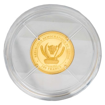 Republik Kongo/GOLD - 100 Francs 2022