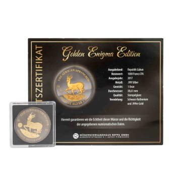 Republic of Gabon/SILVER - 1000 Francs CFA 2017