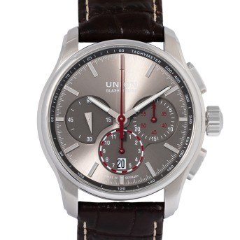 UNION GLASHÜTTE Belisar Chronograph Ref. D002.427 A, Box und Rechnung 2019.
