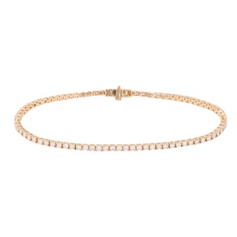 Tennisarmband mit 79 Brillanten