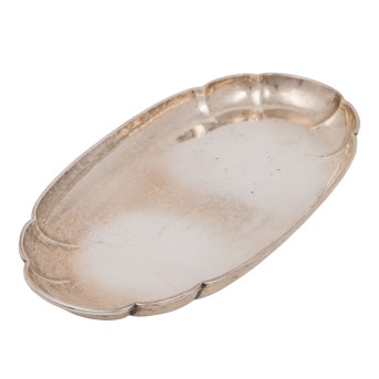 THE KALO SHOP/ CHICAGO Kleines Tablett, 925 Silber, 20. Jh.,vor 1970,