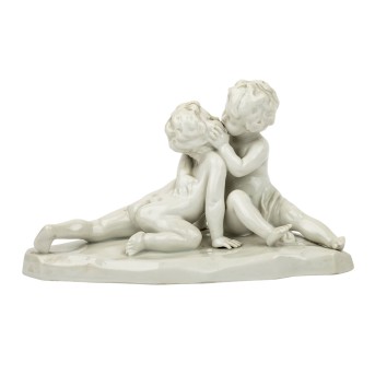 ROSENTHAL Figurengruppe 'Junge Liebe', 1930er Jahre.