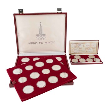 USSR/SILVER 34 coins in total approx. 629g Ag fine