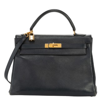 HERMÈS VINTAGE Handtasche "KELLY BAG 32".