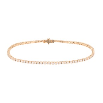 Tennisarmband mit 79 Brillanten