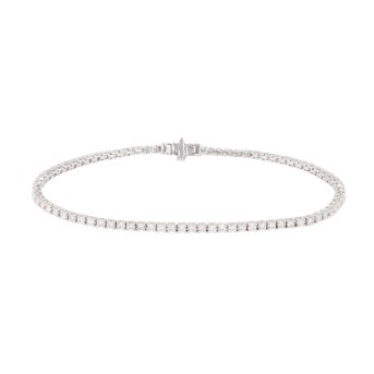 Tennisarmband mit 79 Brillanten