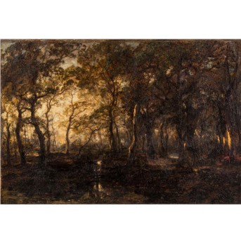RODECK, CARL (1841-1909), „Waldlandschaft“,