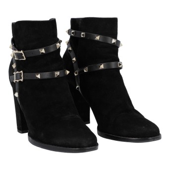 VALENTINO ankle boots 'ROCKSTUD', size 39.5.