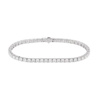 Tennisarmband mit 50 Brillanten