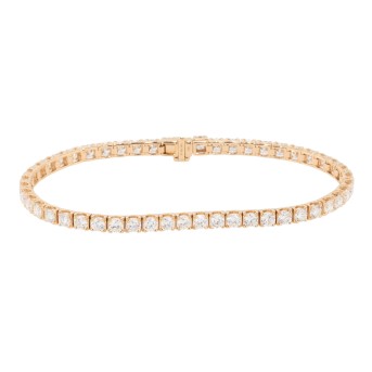 Tennisarmband mit 50 Brillanten