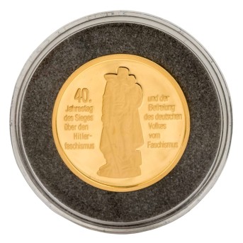 DDR/GOLD - 10 Mark 1985/Neuprägung 2003,