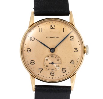 LONGINES attraktive Vintage Herrenuhr ca. 40er Jahre inkl. Box.