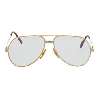 CARTIER VINTAGE Brillengestell "SANTOS", Koll.: 80er Jahre.