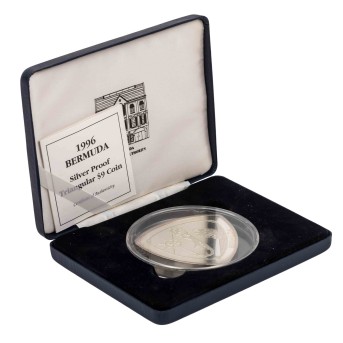Bermuda/SILVER 9 Dollar 1996 5oz .999Ag