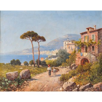 TORETTI, PIETRO (1888-1927), "Italienische Küstenlandschaft",