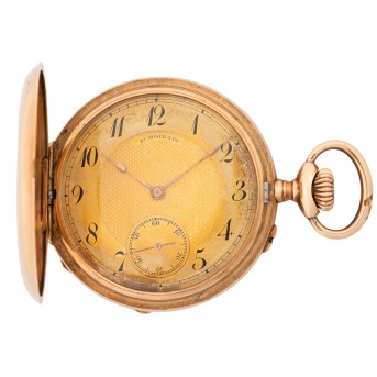 HY. MOSER & CIE schöne Savonette Taschenuhr ca. 1900.