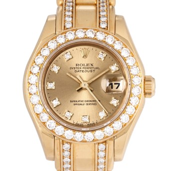 ROLEX Lady Datejust Pearlmaster Ref. 69298 Damenuhr, ca. 1991.