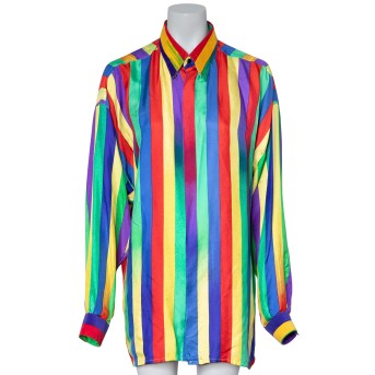 GIANNI VERSACE VINTAGE Seidenhemd, Gr. 48.