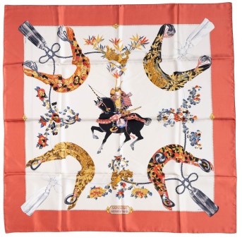 HERMÈS Seidencarré "SAMOURAI".
