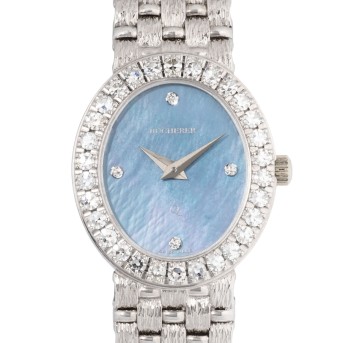 BUCHERER Damenarmbanduhr Weißgold 18K.