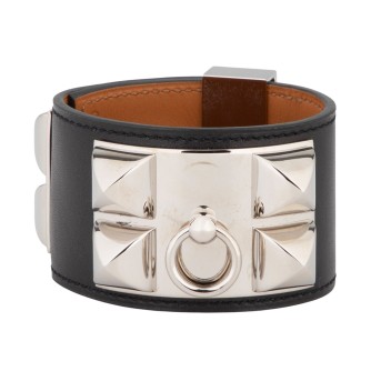 HERMÈS bracelet 'COLLIER DE CHIEN', size S. 