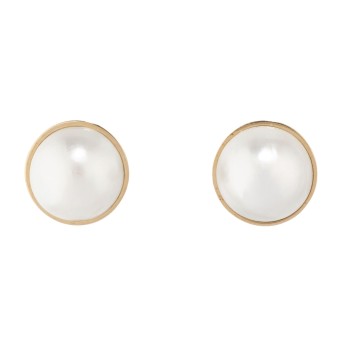 TIFFANY & CO Ohrclips mit Mabeperlen,