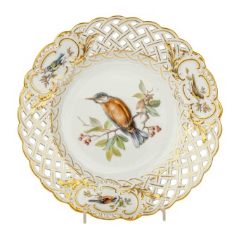 MEISSEN "Porcelain plate with open top" 1807-1918