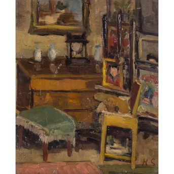 SENGHAAS, HERMANN (XIX-XX) "Studio Scene"
