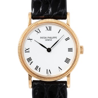 PATEK PHILIPPE Calatrava Ref. 4809 Damenuhr mit Garantiezertifikat aus 1994.