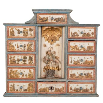 ROKOKO-KABINETTSCHRÄNKCHEN IN ARTE POVERA-STIL