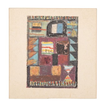 KERKOVIUS, IDA (1879-1970), "Colorful House", 1965,