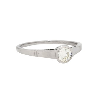 Ring mit Altschliffdiamant von ca. 0,25 ct,