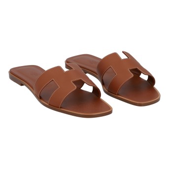 HERMÈS HERMÈS Sandalen 'ORAN', Gr. 40,5, akt. NP.: 610,-€.