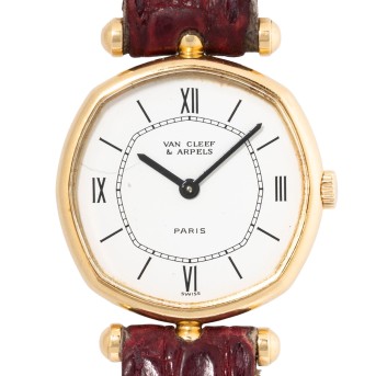 VAN CLEEF & ARPELS Vintage Damenuhr Ref. CH-1211 mit neuer Revision und blanko Papieren.