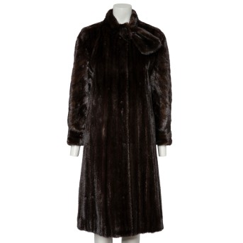 PELZ HERM klassischer Nerzmantel, Gr. ca. L.
