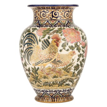 ZSOLNAY, Pécs, floor vase, around 1900.