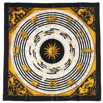 HERMÈS HERMÈS Seidencarré 'DIES ET HORES',