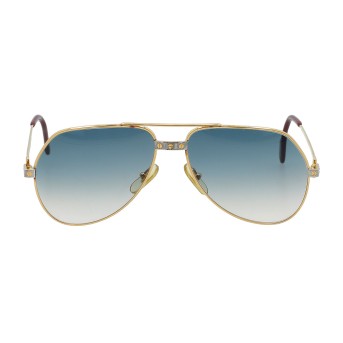 CARTIER VINTAGE Sonnenbrille "SANTOS".
