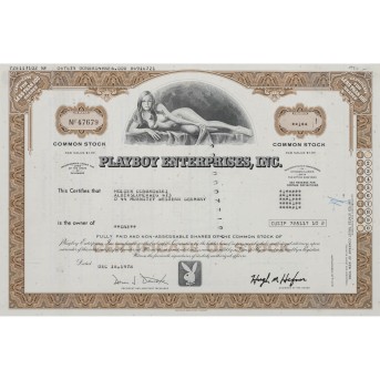 Share of Playboy Enterprises, Inc., 1978,